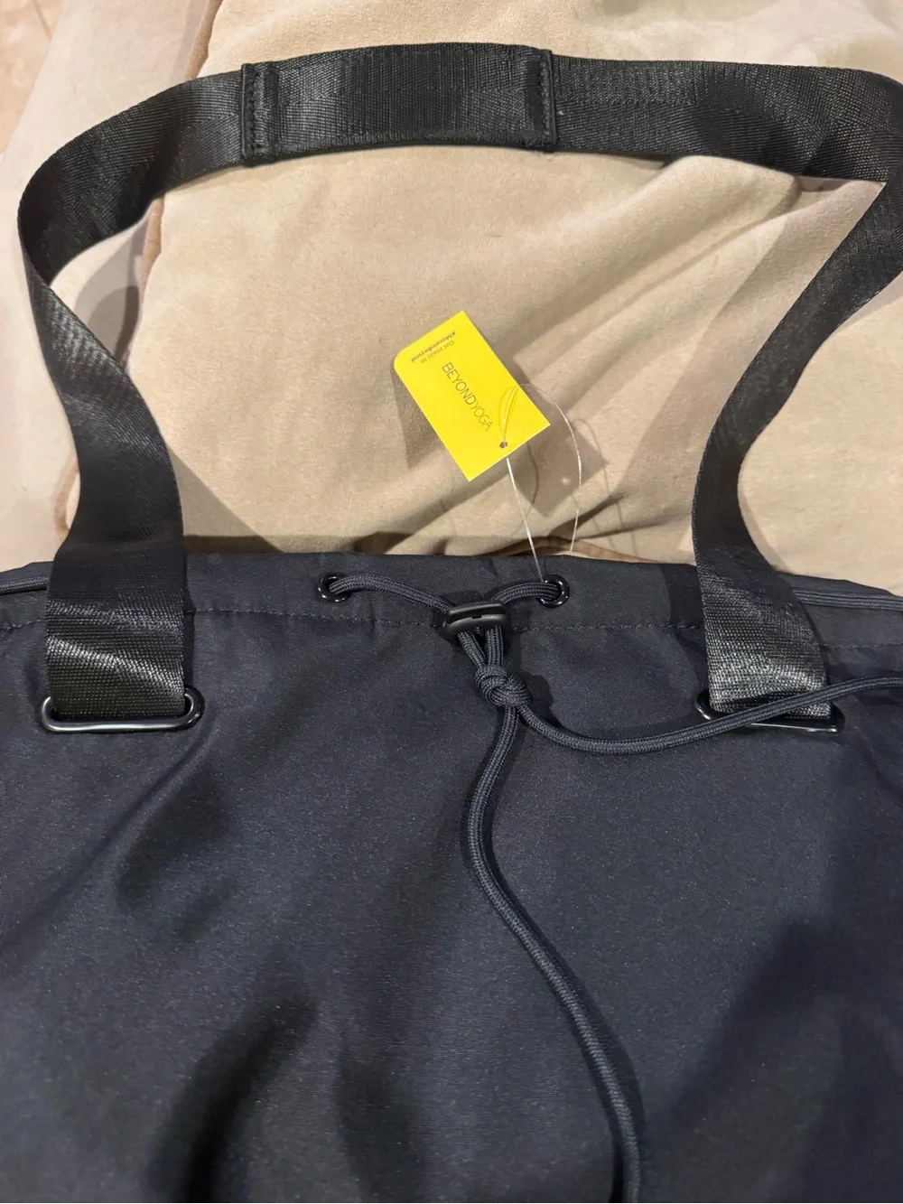 Beyond Yoga Black Everyday Convertible Gym Bag with Tag
